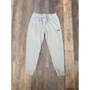Under Armour Mens Rival Fleece Joggers Heather Gray Sweatpants XL